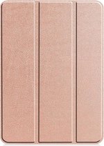 Shop4 - iPad Pro 12.9 (2022 / 2021 / 2020) Hoes - Smart Book Case RosÃ© Goud