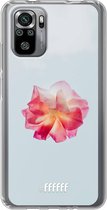 6F hoesje - geschikt voor Xiaomi Redmi Note 10S -  Transparant TPU Case - Rouge Floweret #ffffff