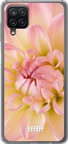 6F hoesje - geschikt voor Samsung Galaxy A12 - Transparant TPU Case - Pink Petals #ffffff