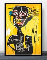 Jean Michel Basquiat Poster 12 - 40x60cm Canvas - Multi-color
