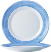 Brush Dinerbord - Blauw - Ø 23,5cm