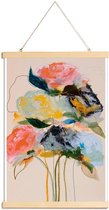 JUNIQE - Posterhanger Bloomseries Cadmium -30x45 /Kleurrijk