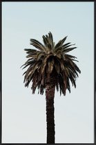 JUNIQE - Poster met kunststof lijst Palmtree -13x18 /Bruin & Groen