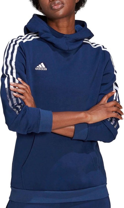 adidas Sporttrui - Maat M  - Vrouwen - navy/wit