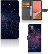 GSM Hoesje Geschikt voor Samsung Galaxy A72 Flip Cover Stars