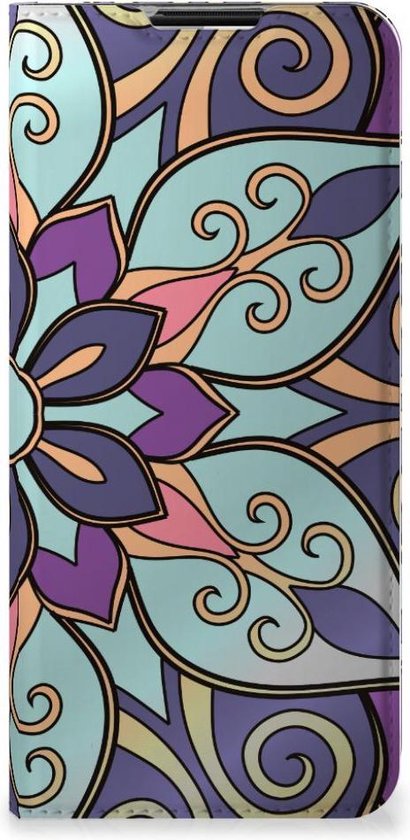 Etui Smartphone OnePlus Nord N100 Bookcase Mobile Bloem Violette