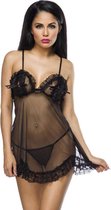 Atixo Lingerie set -L- 14278 Zwart