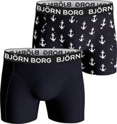 Björn Borg - 2 pack - Boxershort heren - Anchor night sky - Blauw - Maat M