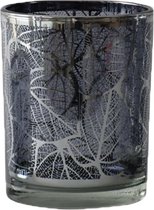 Waxinelichthouder Blad Zilverkleurig (12,5 x 10 x 10 cm)