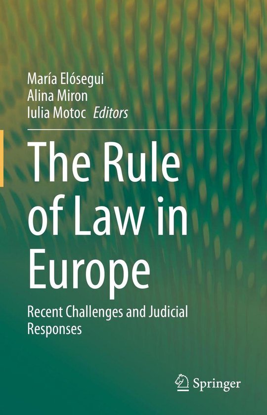 The Rule of Law in Europe - cover