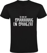 Spuugzat Heren t-shirt | irritant | irritaties | Zwart