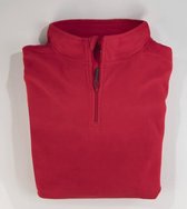 Fleece trui, rood, maat L