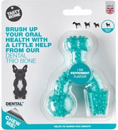 TastyBone - Toy - Dental Trio Bone - Peppermint - Hond - Kauwspeelgoed - Vegan - Kluif - Nylabone