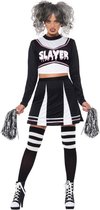 SMIFFYS - Gothic cheerleader kostuum voor vrouwen - S - Volwassenen kostuums