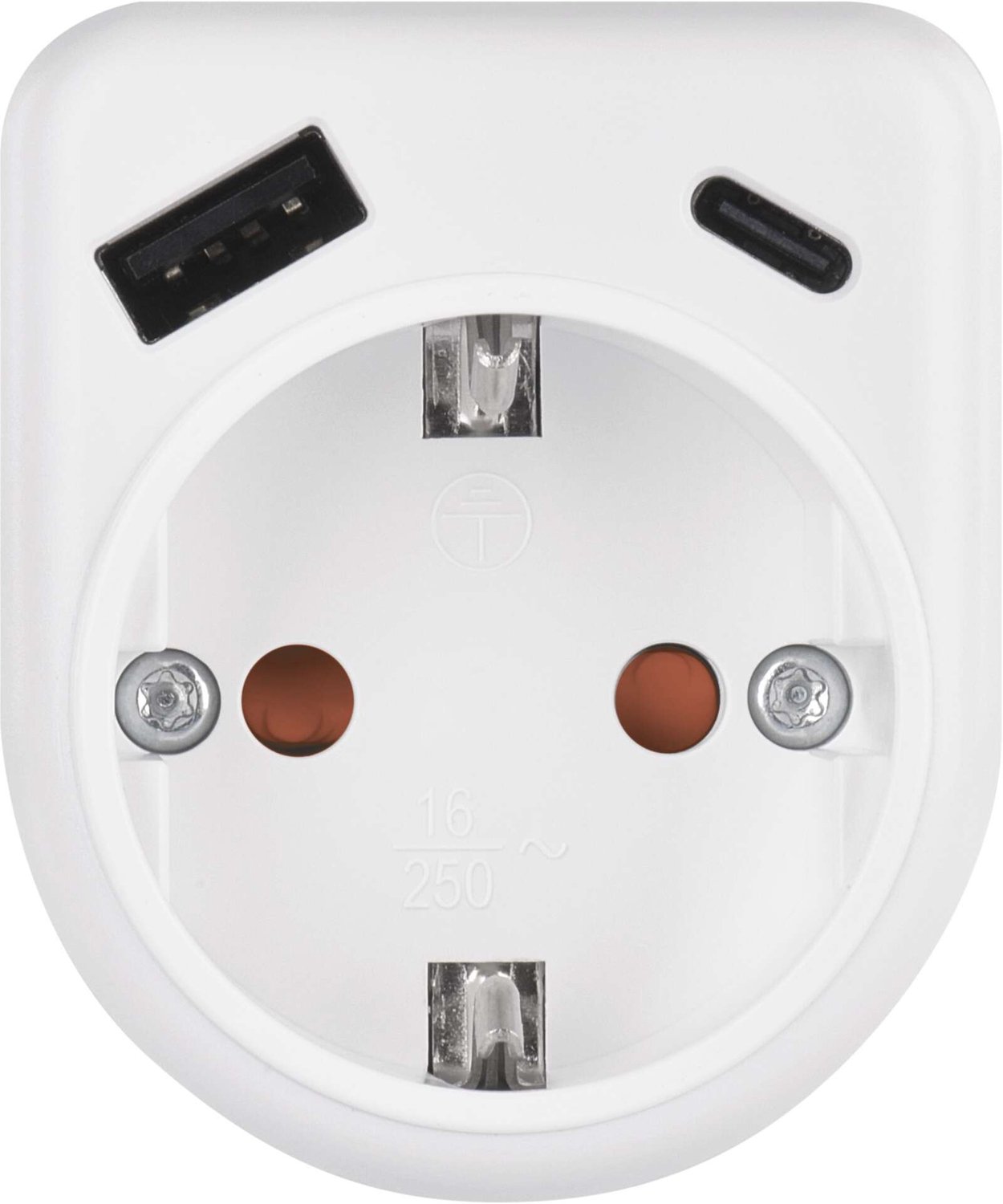 EMOS Verdeelstopcontact 1x, 1xUSB-A + 1xUSB-C, wit, P0075