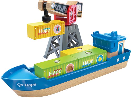 Vrachtschip & Kraan van Playmobil — afbeelding 3