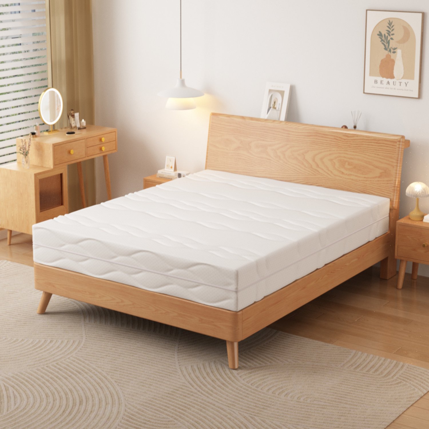 Pocketveringmatras 90x200 cm - 7 zones - H3 - 20 cm