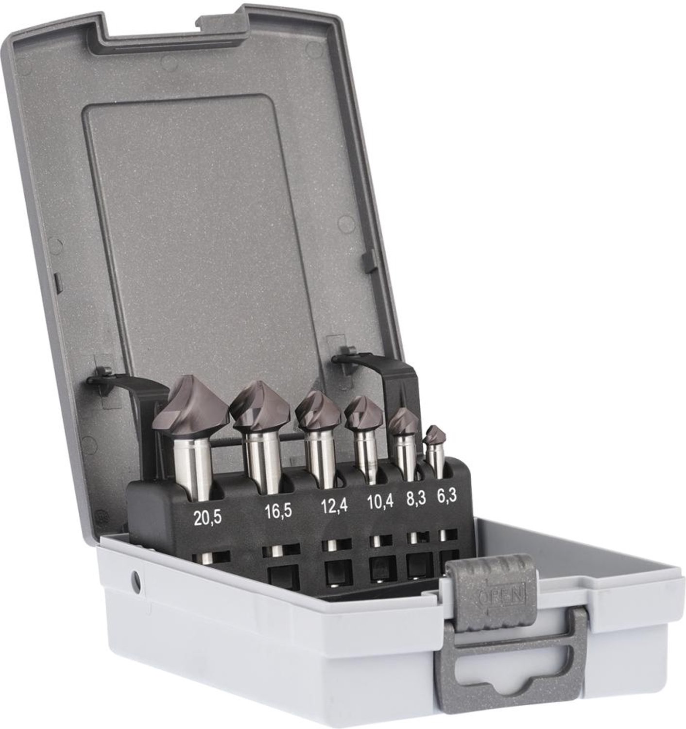 Soevereinb.set SpyroTec HSCO spiraalvorm C 90G cilindrisch 6,3 - 20,5mm TiAlN Gühring