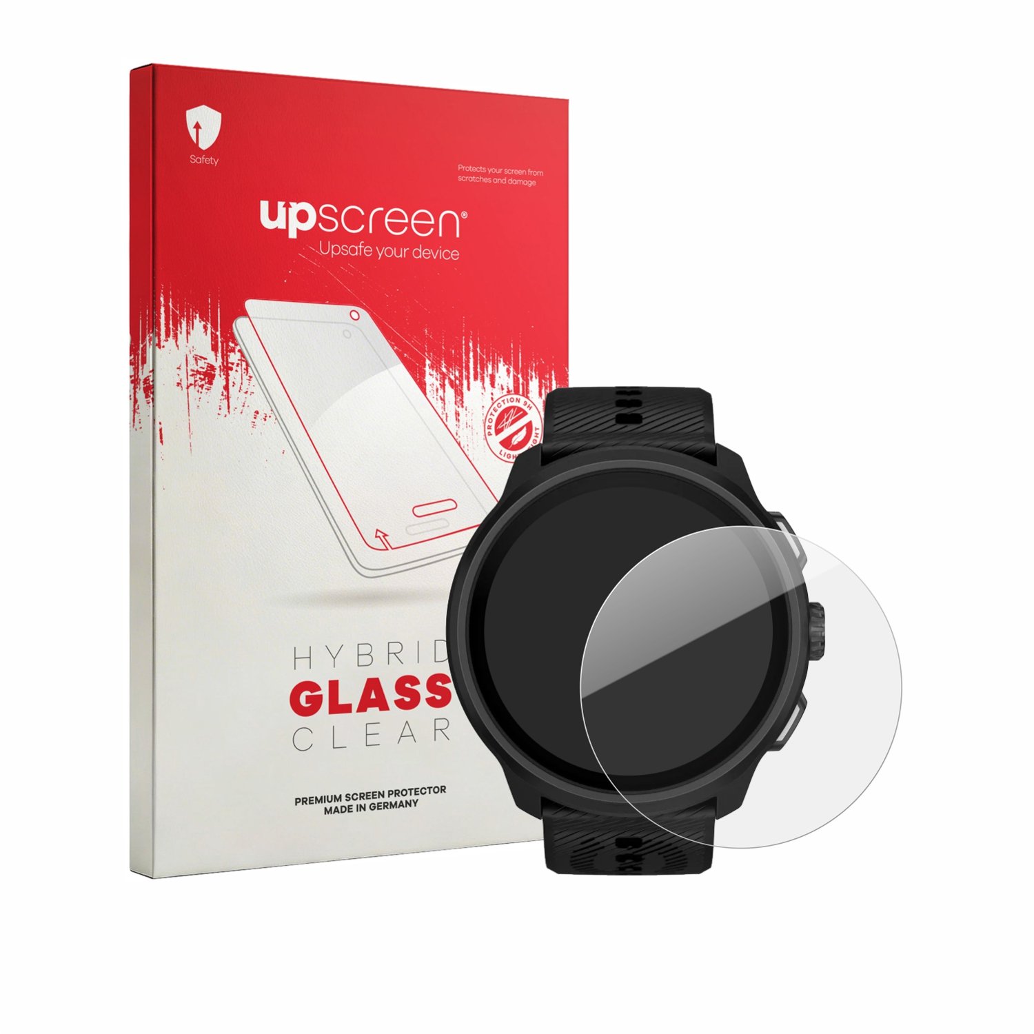 upscreen - Screenprotector voor Suunto Run 2 - Folie Beschermfolie Beschermglas transparant
