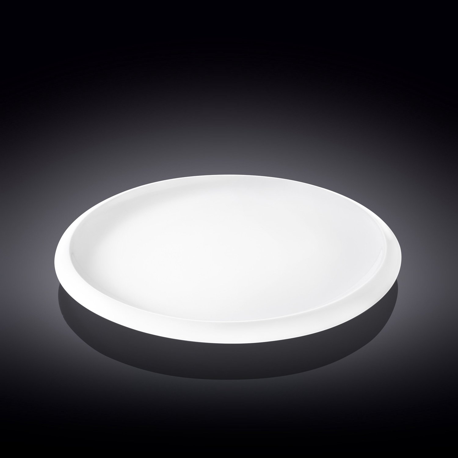 Wilmax Eetbord 28 cm van porselein, Wit WL-991279/A