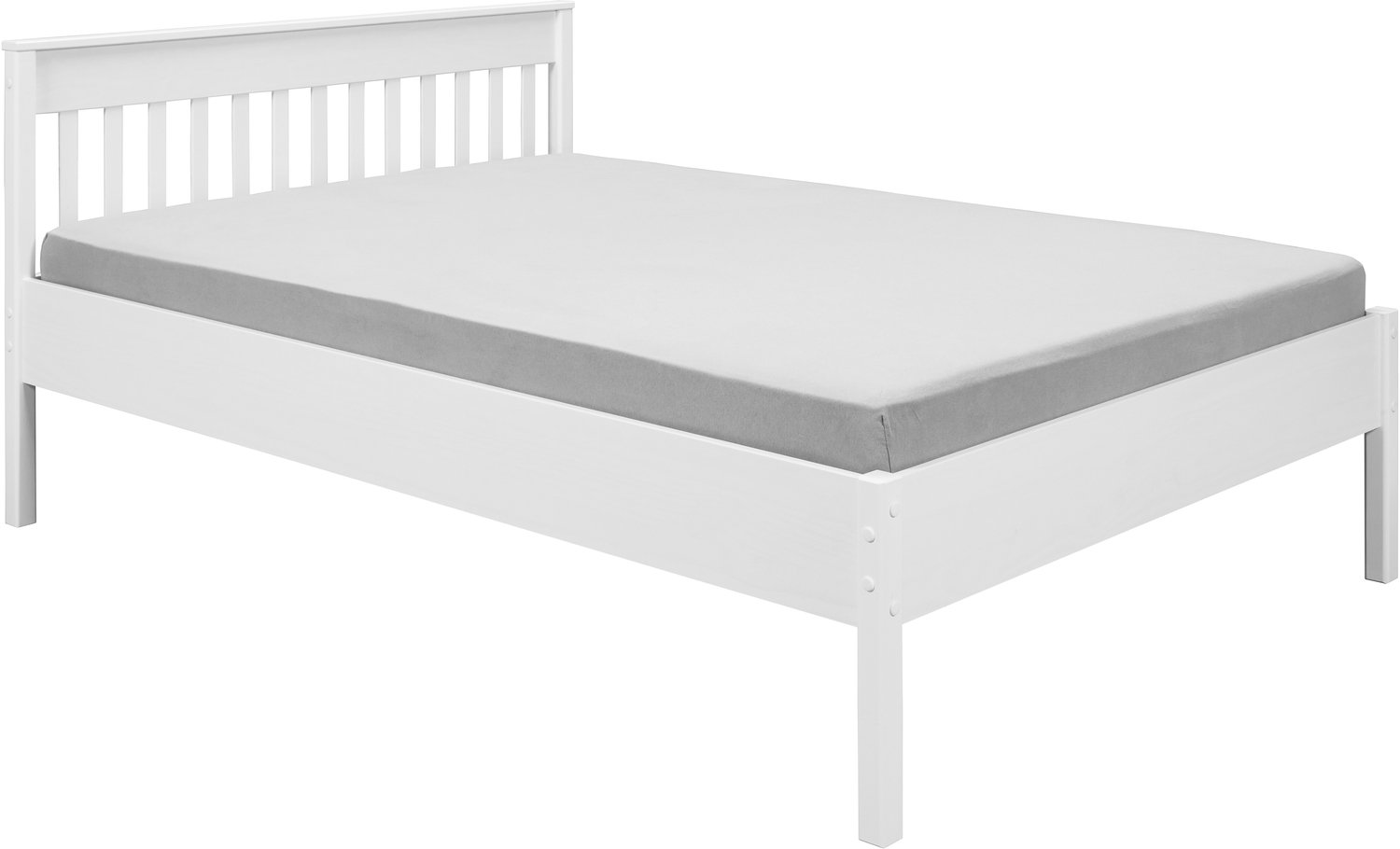 Furnilux Massief houten tweepersoonsbed Chilly Home 180x200 cm wit