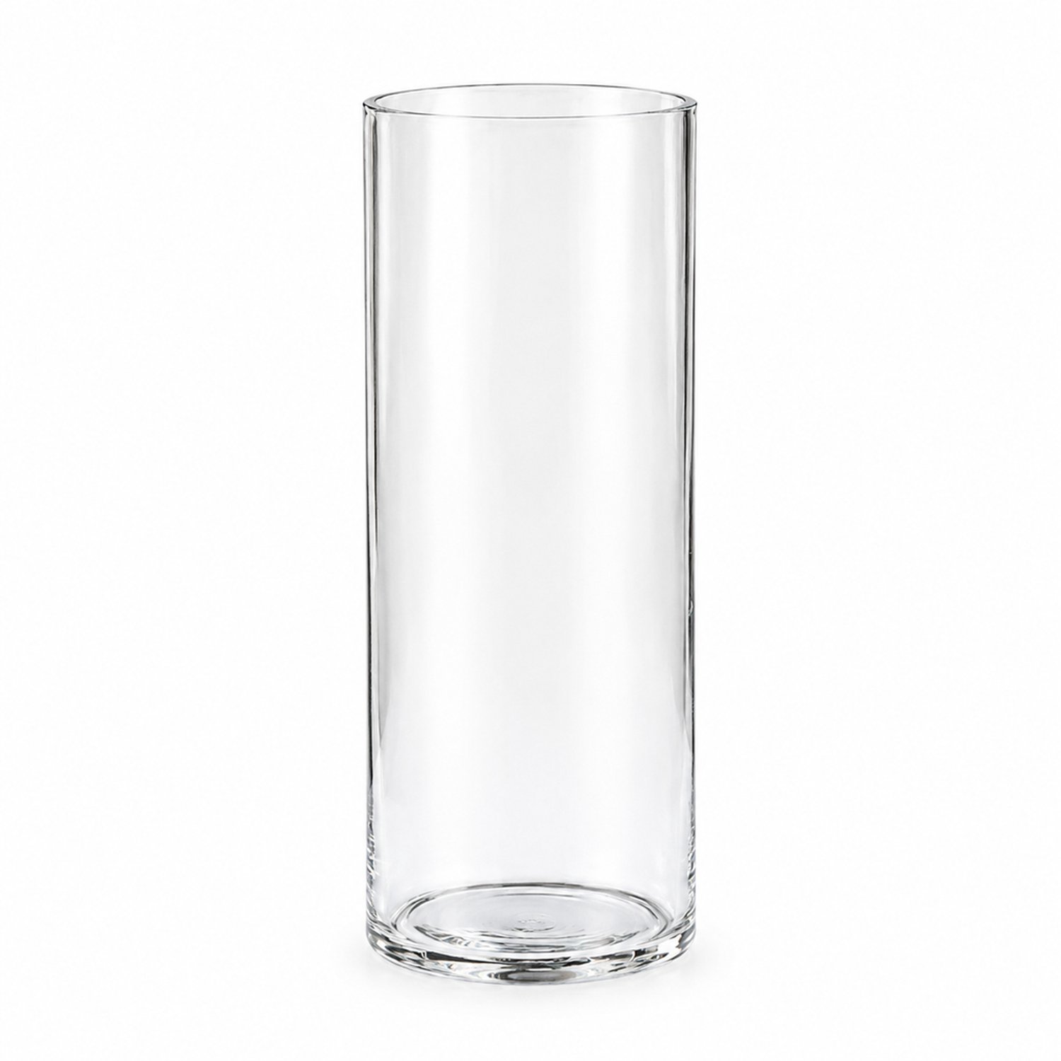 SWGOTA Transparante glazen cilindervaas - opening 12 cm, hoogte 30 cm - voor rozen en lelies - kartonnen verpakking