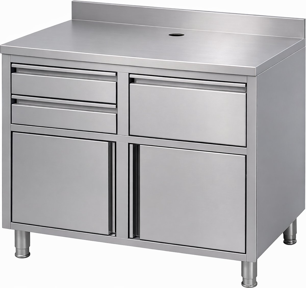 Combisteel 7088.1005 RVS KOFFIE WERKTAFEL 1250X600 - Horeca & Professioneel