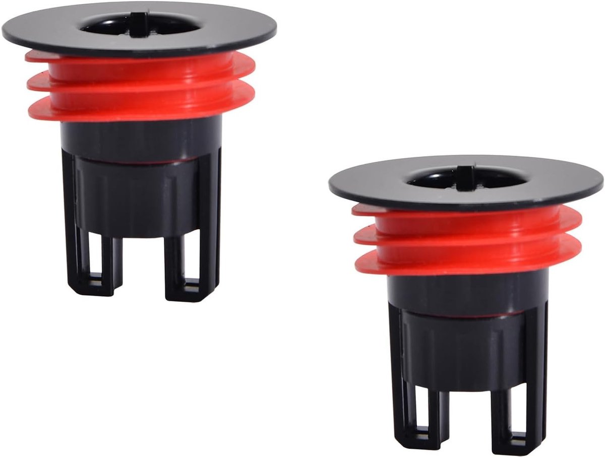 2 Pack Badkamer Afvoer - Anti Terugloop Afvoer, Snelle Afvoer, Anti Kakkerlakken, Geurfilter en Haarfilter