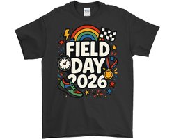 Field Day 2026 Shirt – Sporten en Feest – School Outfit – Unisex T-Shirt voor Dames & Heren – Leuk Cadeau