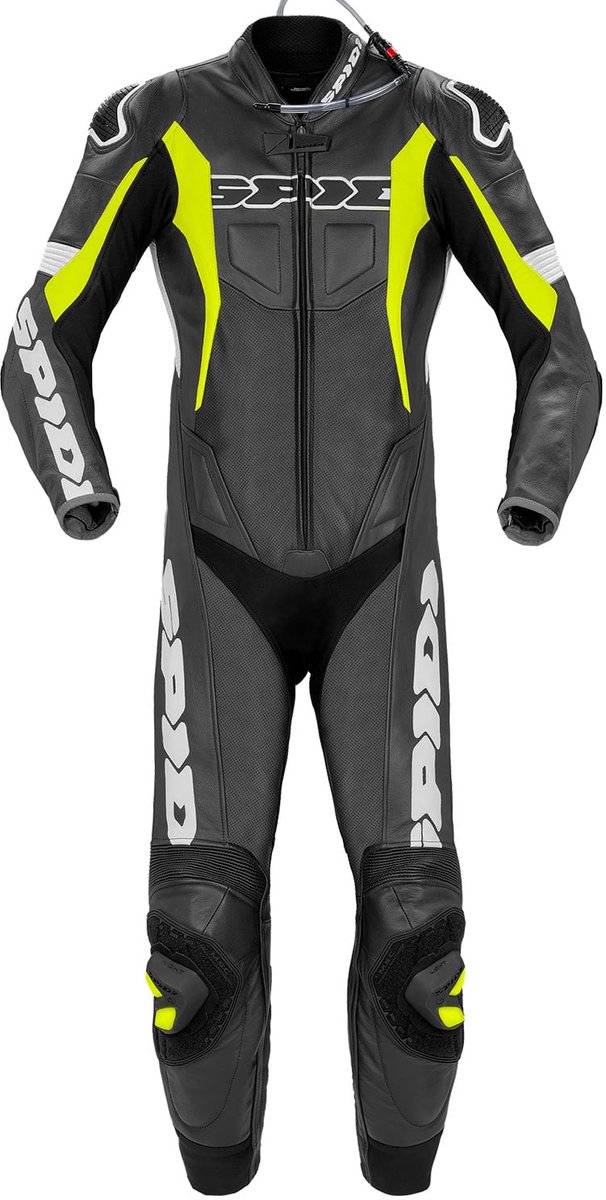 Spidi Sport Warrior Pro 1-Delig Zwart Fluo Geel - Racepak