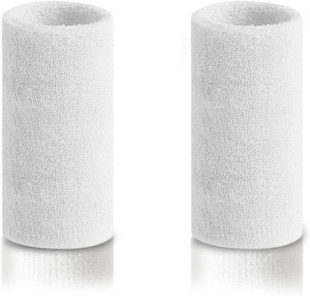 2 stuks, 15 cm lang, elastische atletische absorberende polsbanden voor voetbal, basketbal, atletiek