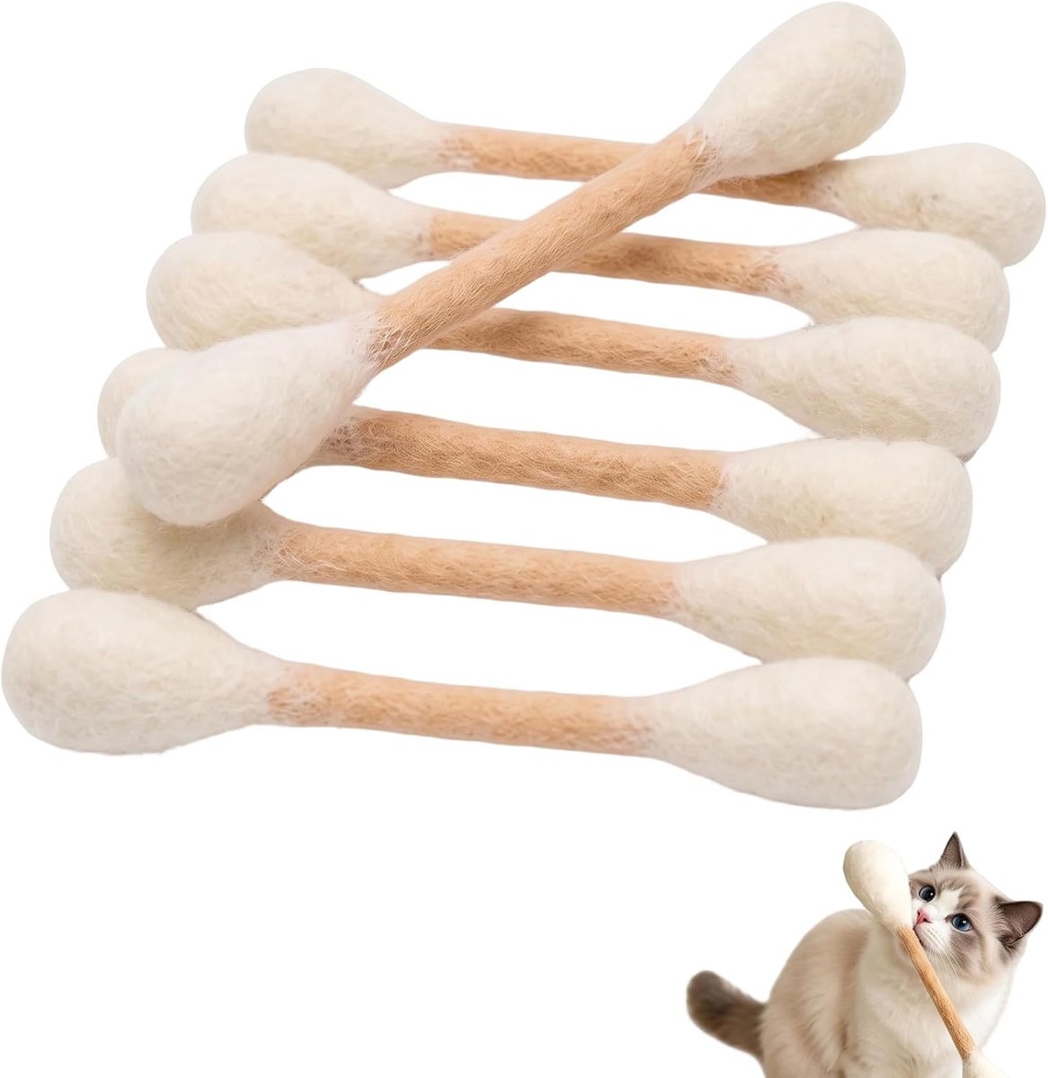 8 stuks reuzenstokjes voor katten met kattenkruiden, interactieve kattenstokjes voor kauwen, tandreiniging en stressvermindering