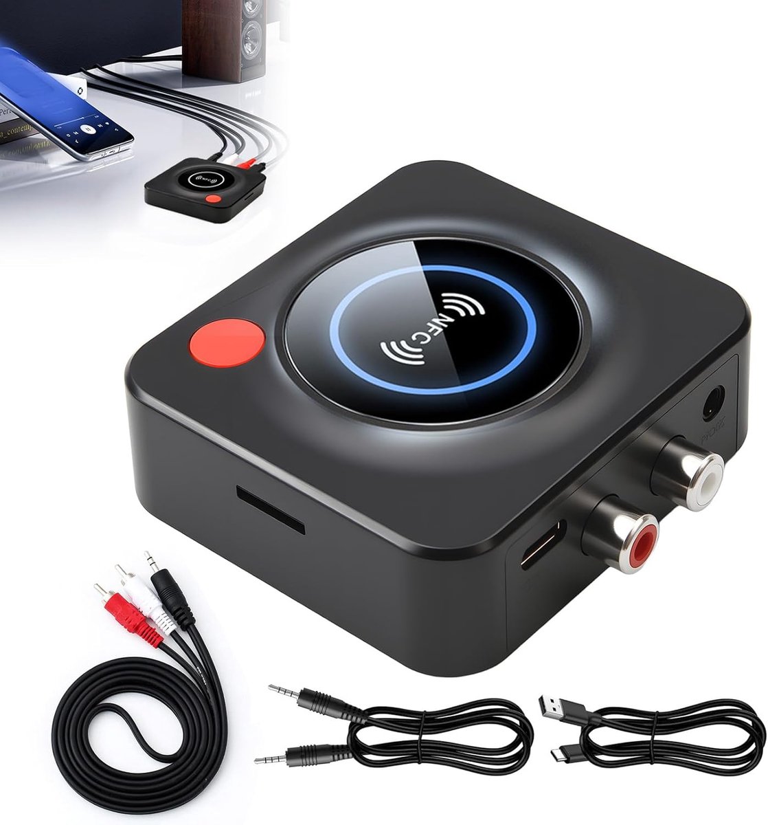 5.1 ontvanger Bluetooth adapter stereo audio hifi ontvanger