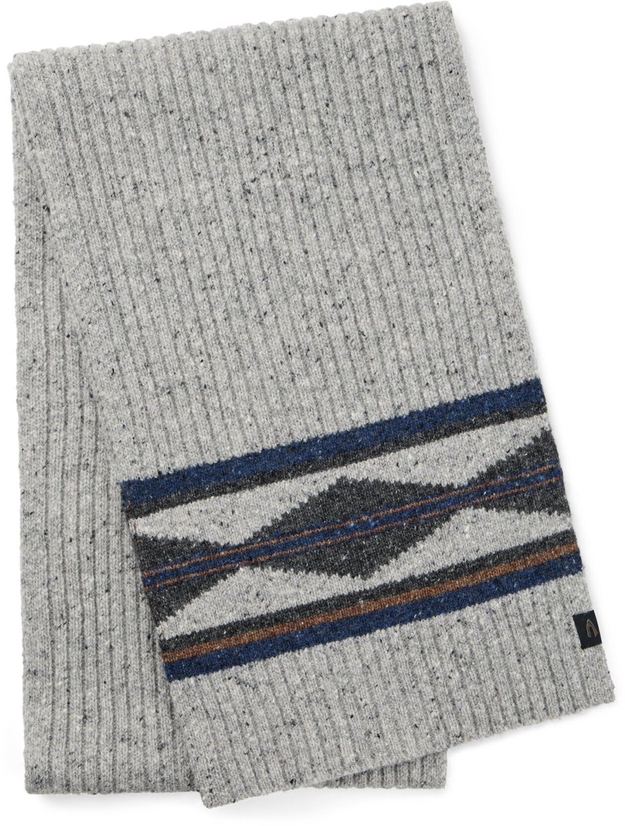 camel active Gebreide sjaal van wolmix - Maat - Grijsmenswear-OS