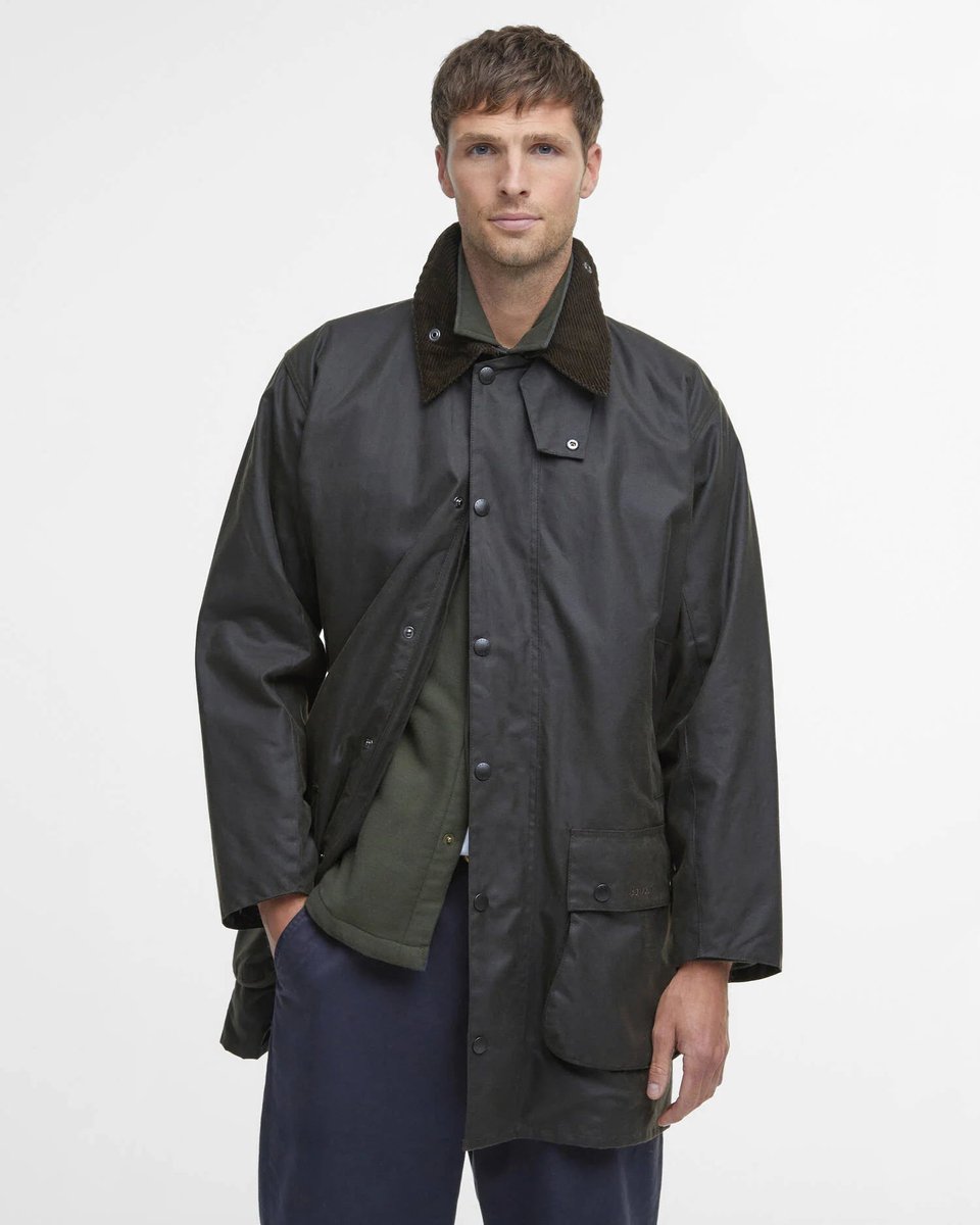 Barbour Northumbria Wax Jacket Olijfgroen