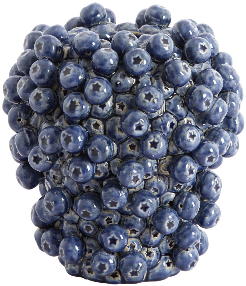 Light & Living Vaas BERRIES - Ø20x22.5 cm - Blauw