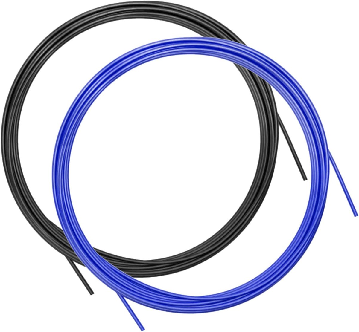 Reservekabel voor PrimaFit Pro-Speed springtouw, set van 2 springkabels voor crossfit, fitness en boksen, roestvrijstalen draden met pvc-mantel, diameter van 3 mm, 3 m lengte, compatibel met andere