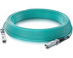 10Gtek 10G SFP+ AOC Kabel 80-Meter (262.5ft), 10GBASE Actieve Optische OM3 MMF Glasvezelkabel voor Cisco, Ubiquiti UniFi, Netgear, Mikrotik, D-Link, TP-Link, Zyxel, Supermicro, Open Switch