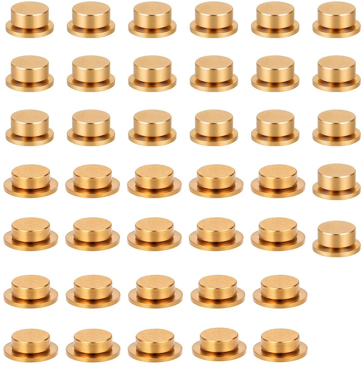 40st Mini Metalen Draailagers, 5x4x2,5mm & 7x5x2,5mm 360° Draaibare Mini-Draailagers voor Doe-Het-Zelf Handgemaakte Knutselprojecten Papieren Kaarten Scrapbooking Sieraden Maken Nail Art(Goud)