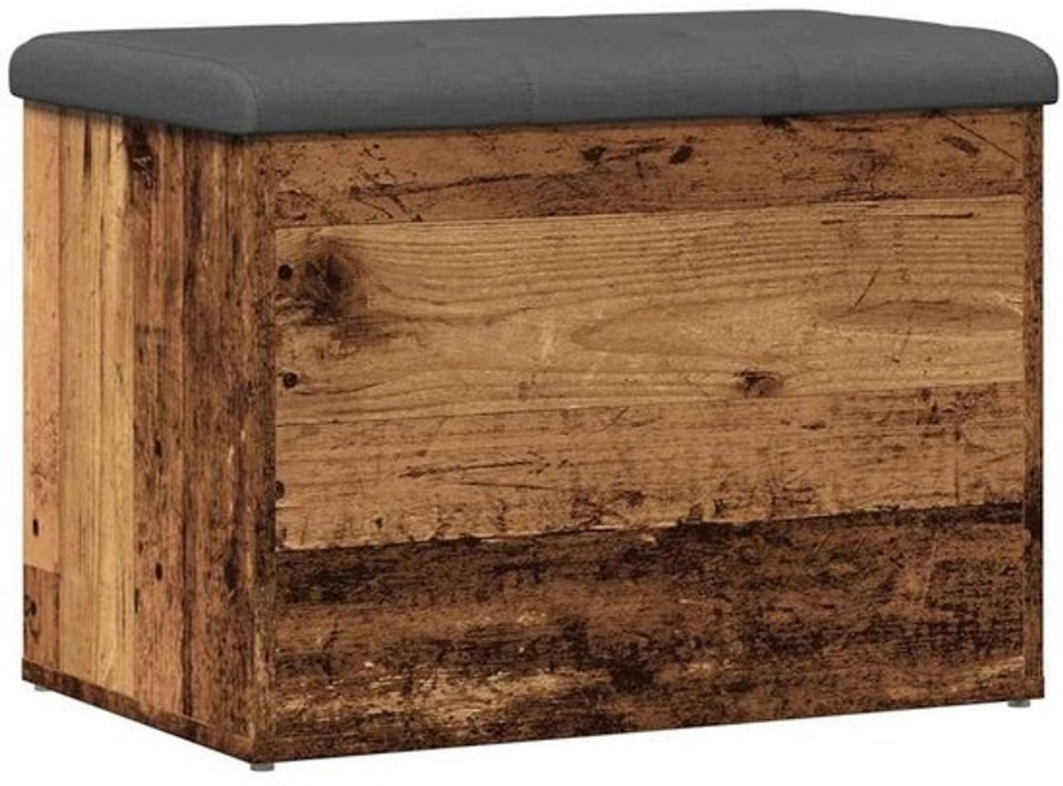Houten Opbergbank met Zitvlak voor Hal of Gang - Schoenbank