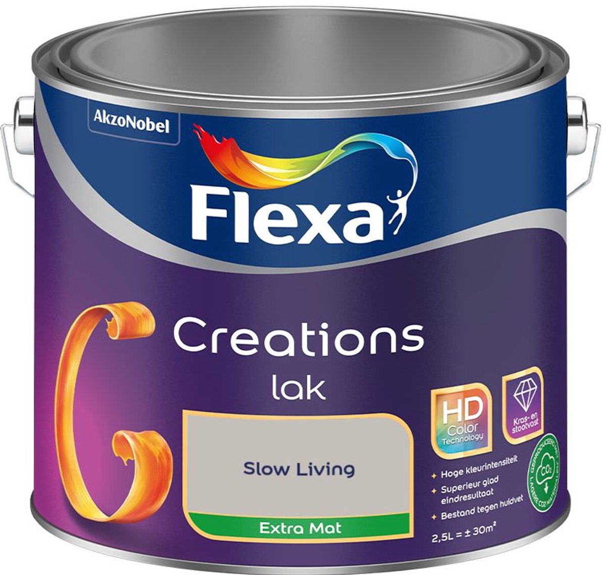 Flexa - Creations Lak Extra Mat - Slow Living - 2,5 L - Kleur Van Het Jaar 2027