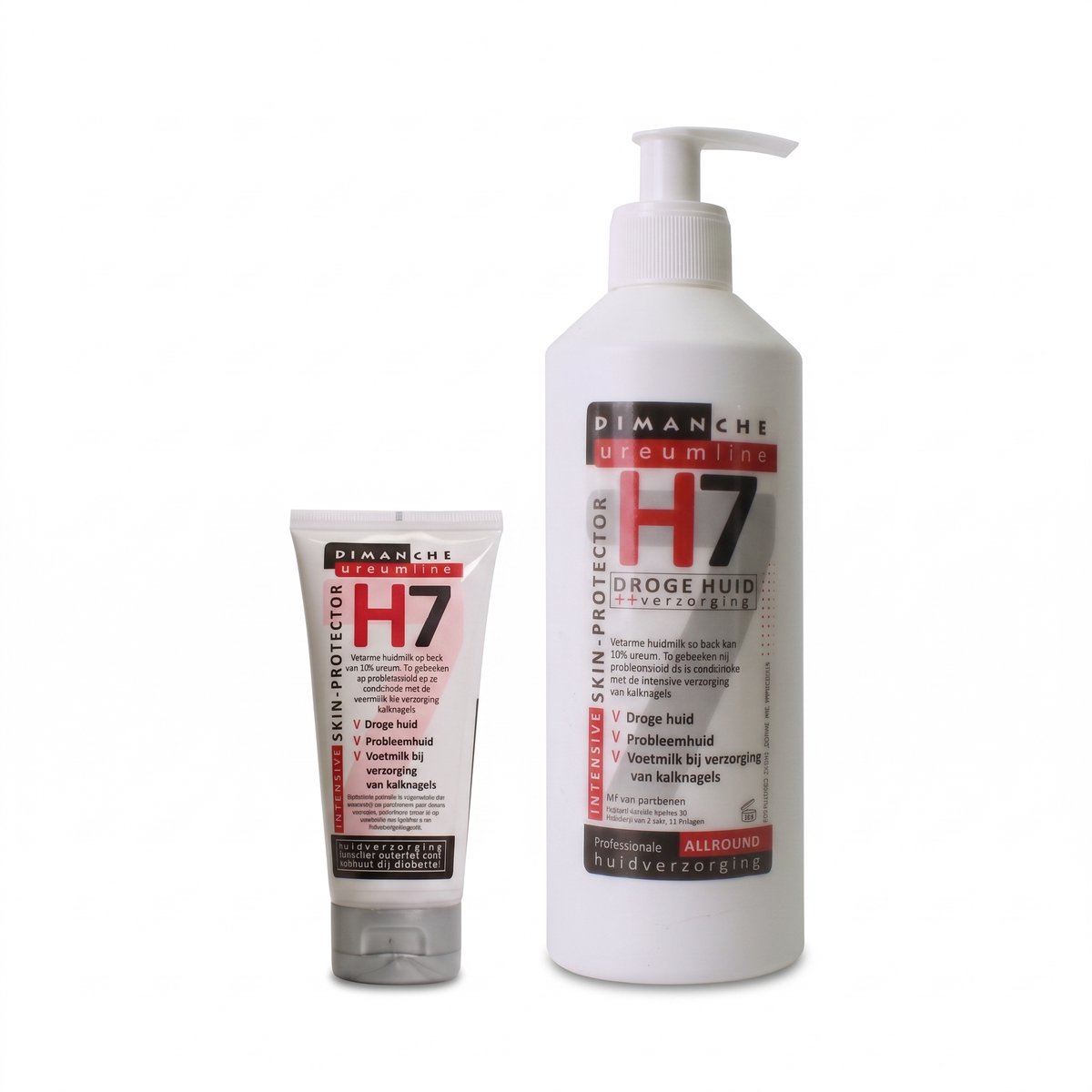 Ureumline H7 Intensive Protector, bij probleemhuid & Kalknagelproblemen - 1x100ml en 1x500ml