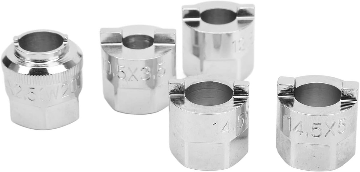 Complete set met 5 sleutels voor demperbouten van schokdempers voor C-class W203 W209 CLK