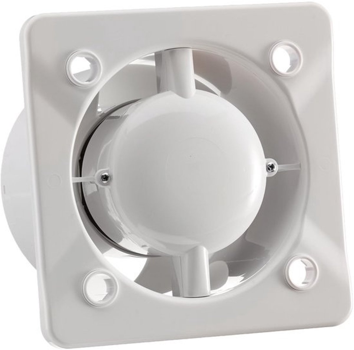 Ventilator Behuizing Ø 100 - Wit voor een Optimale Luchtcirculatie