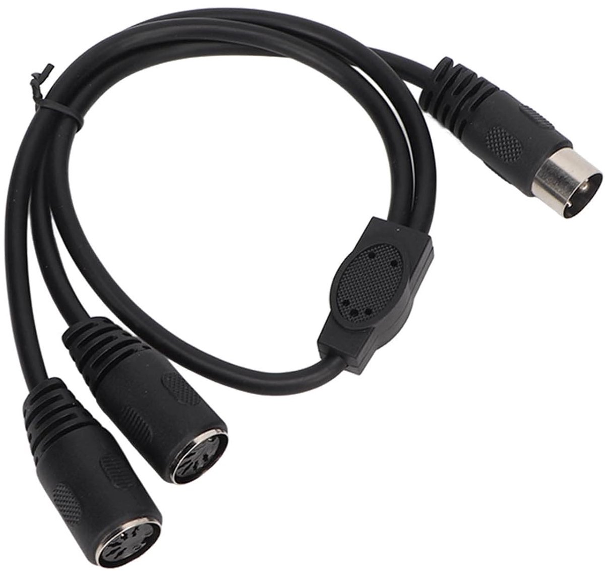 Midi-splitterkabel, DIN 5-pins verlengkabel, mannelijk naar dubbele vrouwelijke adapter voor muziekapparatuur en opstellingen, 50cm