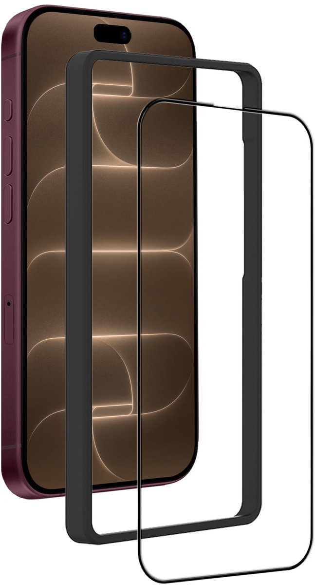 Screenprotector - Geschikt voor Apple iPhone 18 Pro Max - Met Installatie Frame - Gehard Glas - Beschermglas - Tempered Glass - Screen Protector