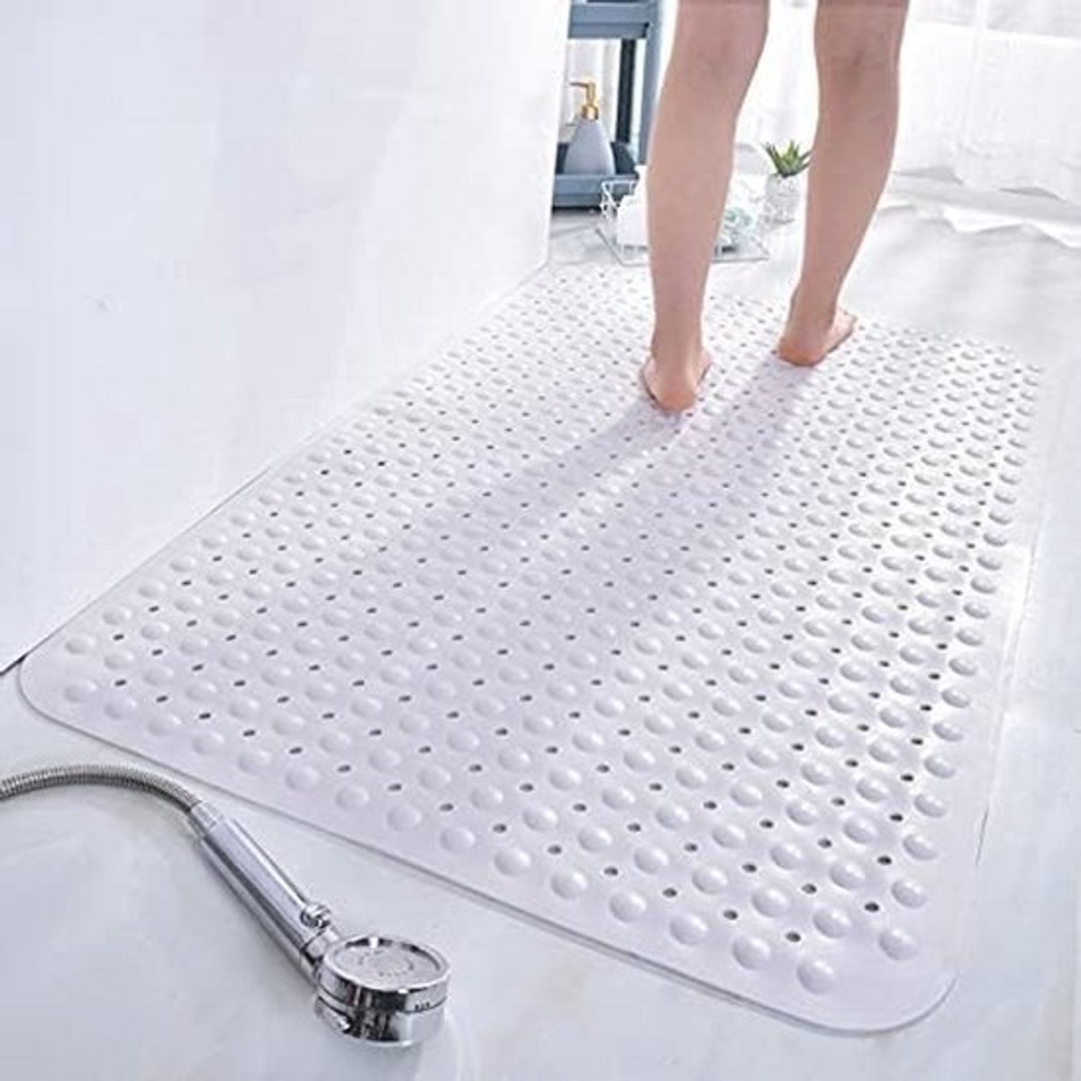 Antislip douchemat voor badkamer - Antislip en anti-schimmel rubberen douchemat (80 x 120 cm)