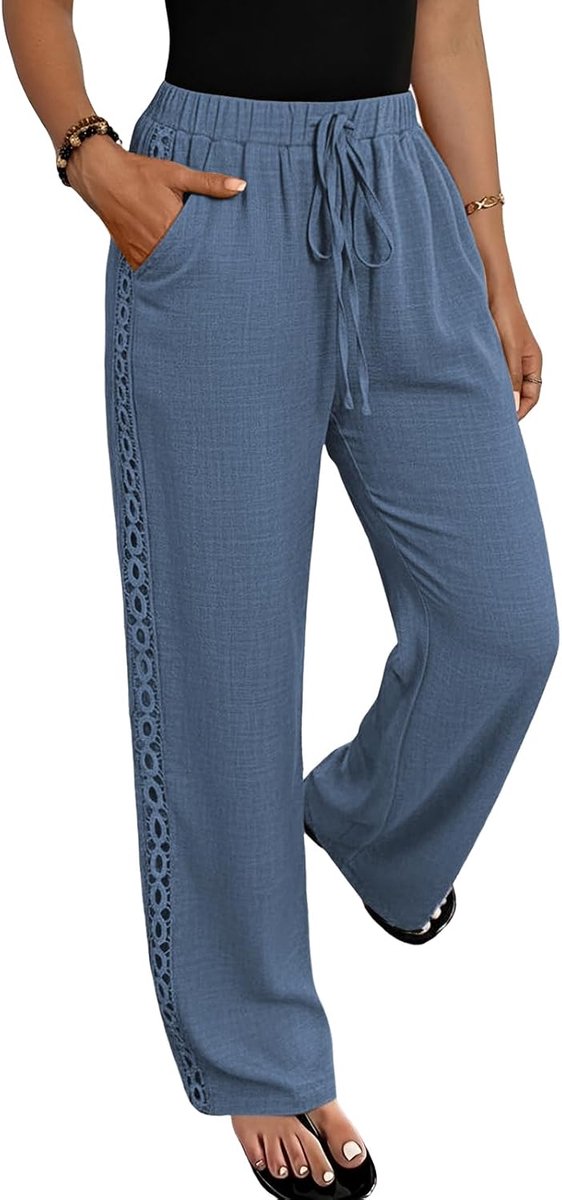 Broek Dames Lichtgewicht Elegant Casual Luchtig Mode Zomer