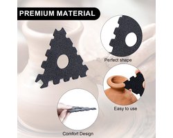 Veelzijdige Modelling Tool Set van 4 Stukken, Ergonomische Klei Gereedschappen voor Kunstenaars en Beginners, Ideaal voor DIY Creaties en Ambachten