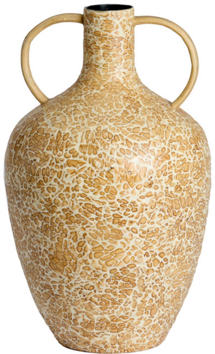 Light & Living Vaas CABRA - Bruin - 25x25x42 cm